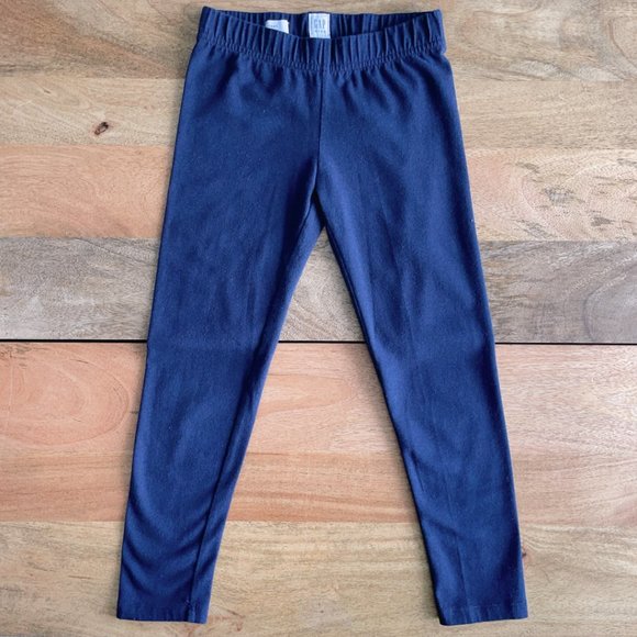 🧸 SALE! (5 for $15, 8 for $22, 12 for $30) Gap leggings kids small blue - Picture 1 of 4